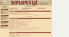 Desktop Screenshot of beta.diplomatie-online.net